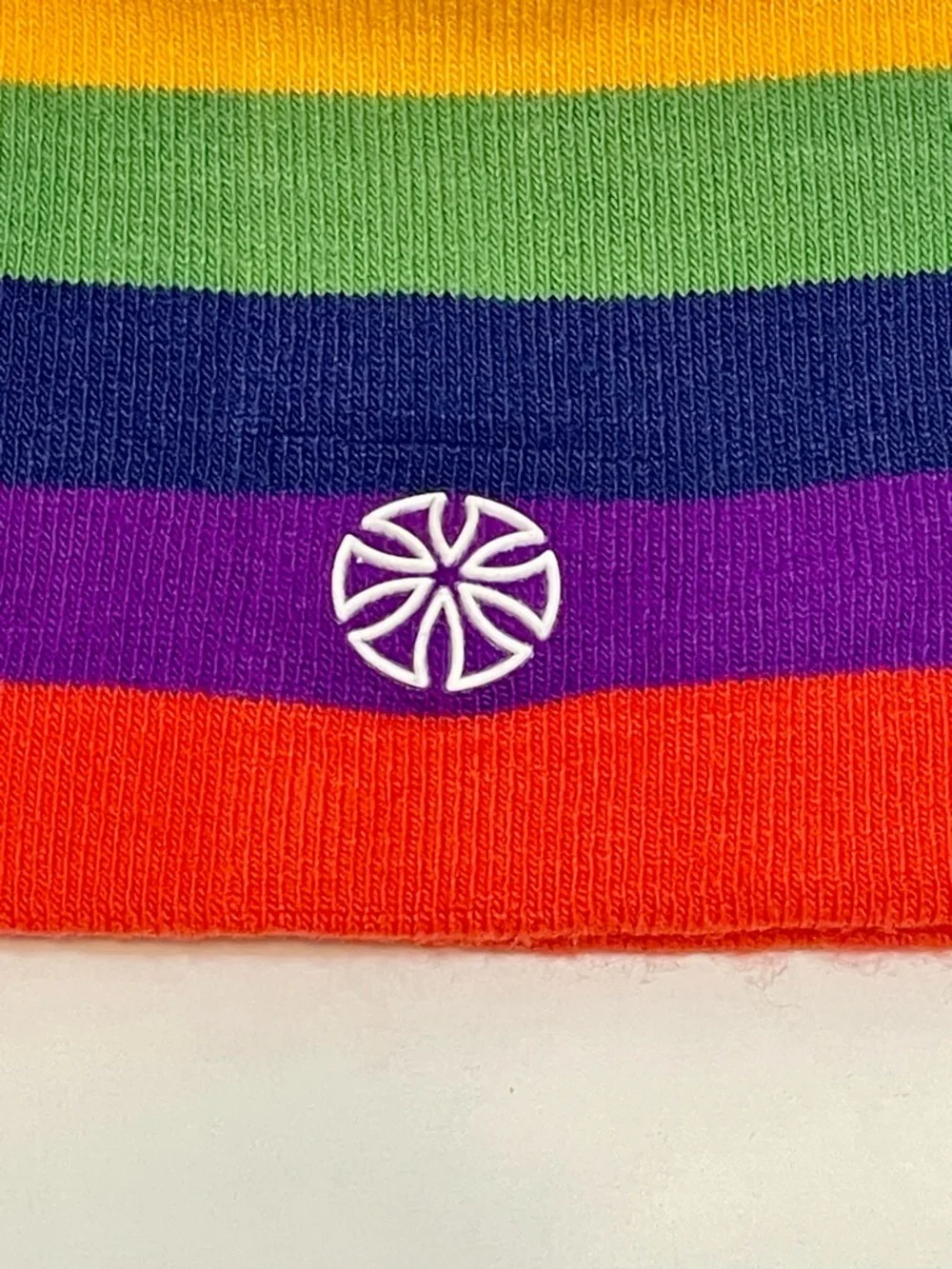 SNSUSK Rainbow Pride Beanie Knit Hat Multicolor